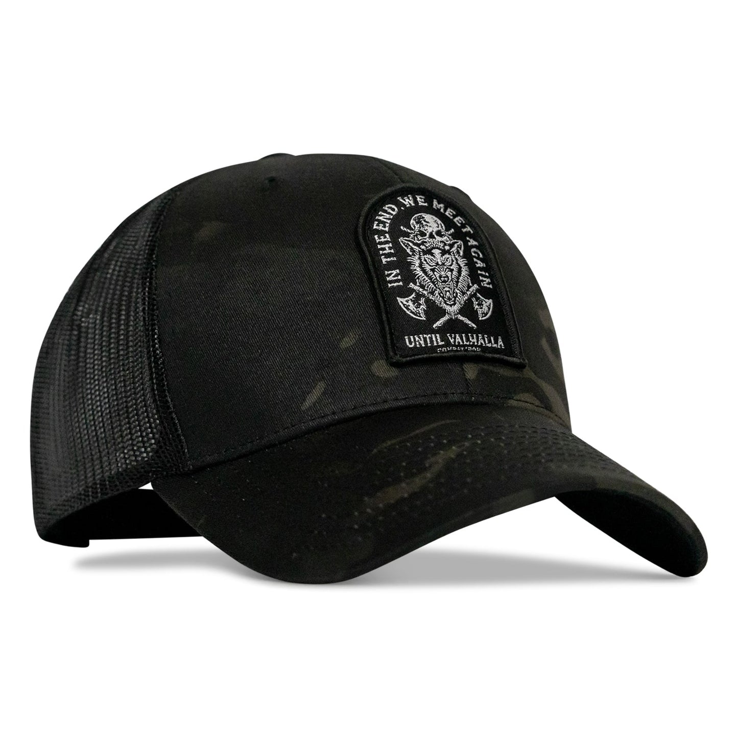 In The End, We Meet Again - Until Valhalla Patch Snapback Hat
