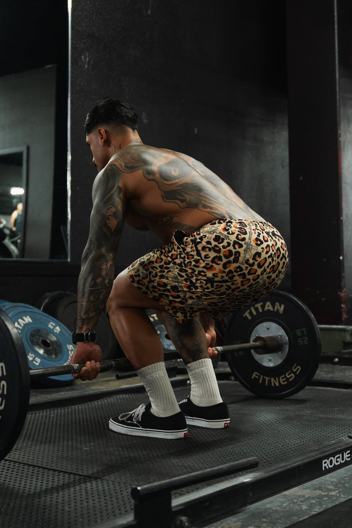 Men's Performance Training Shorts | 5.5"- Loaded Leopard