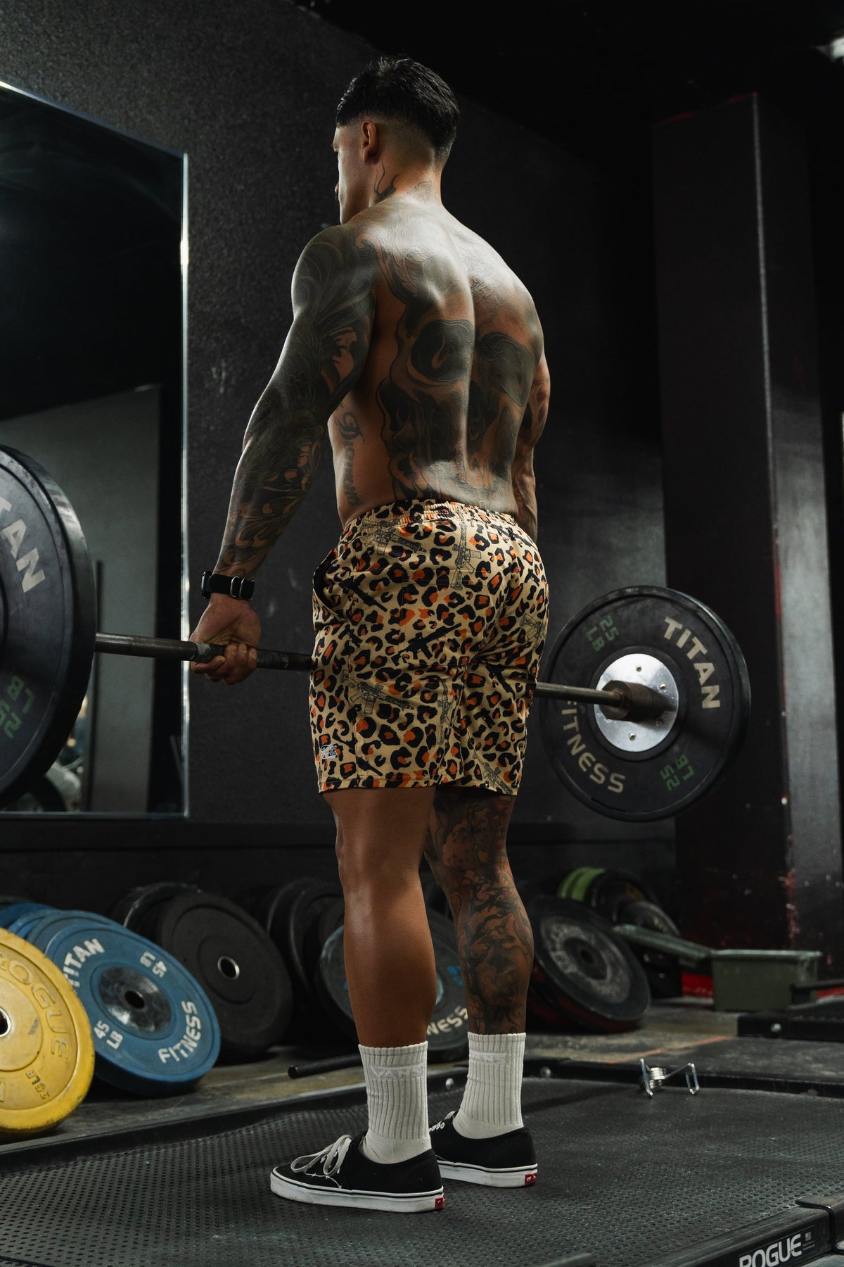 Men's Performance Training Shorts | 5.5"- Loaded Leopard
