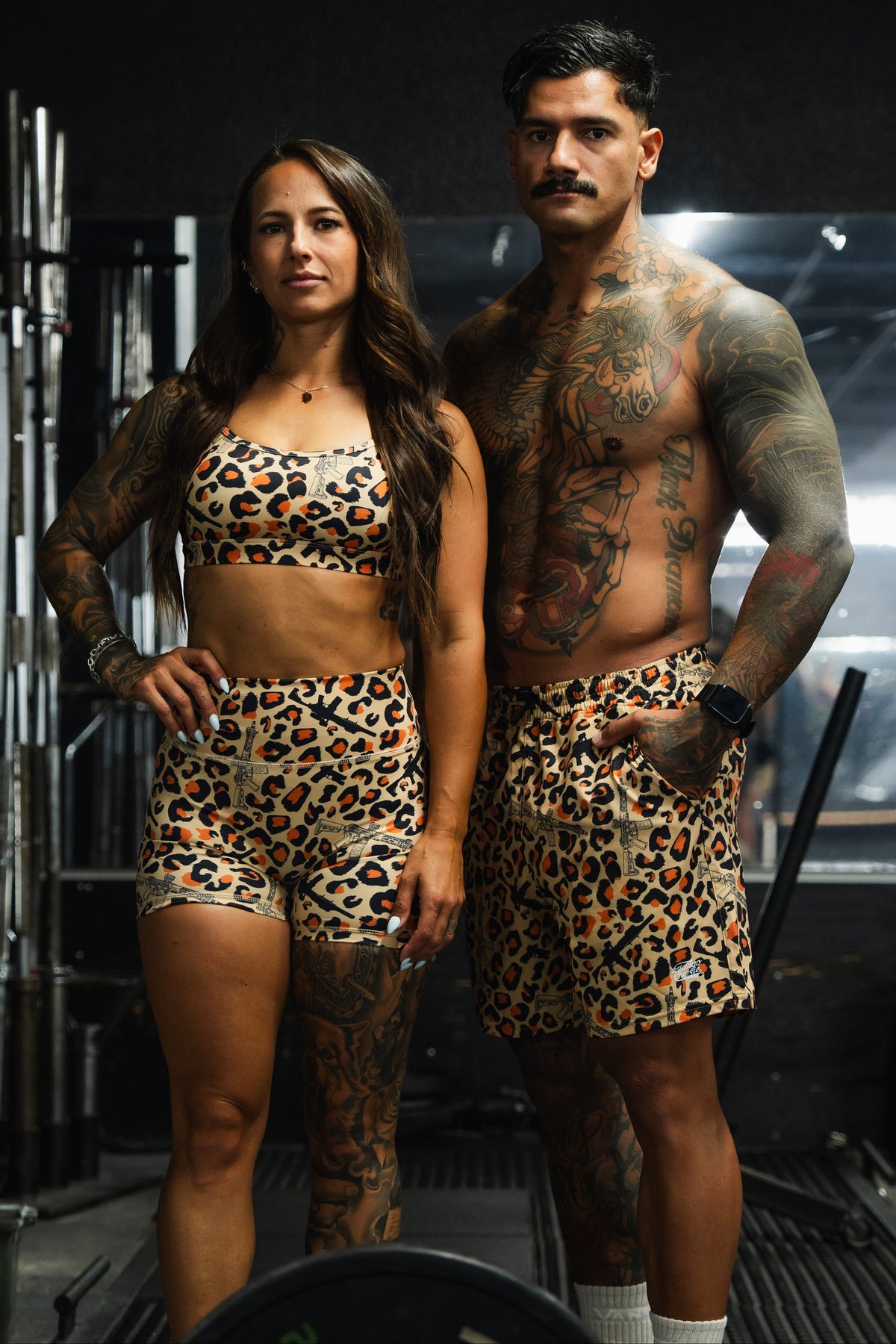 Men's Performance Training Shorts | 5.5"- Loaded Leopard