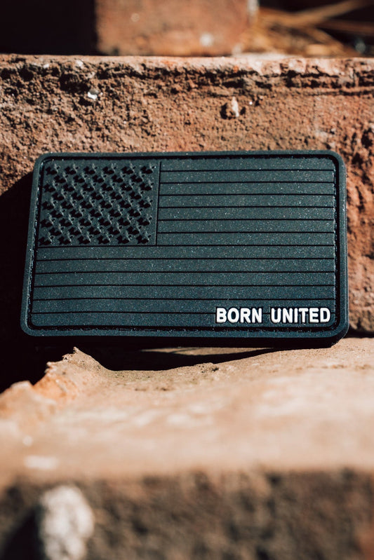 American Flag PVC Patch - Blackout