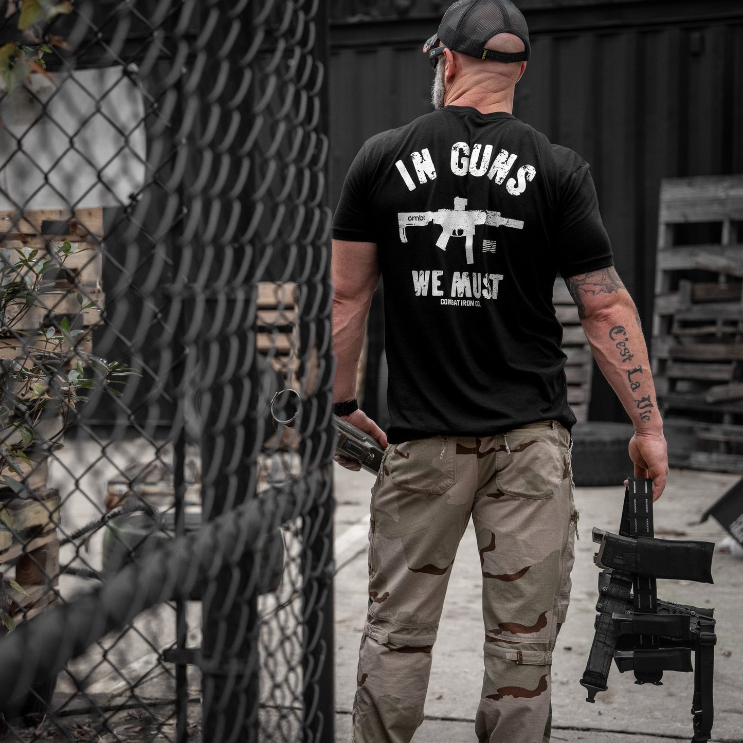 In Guns We Must Men's T-Shirt