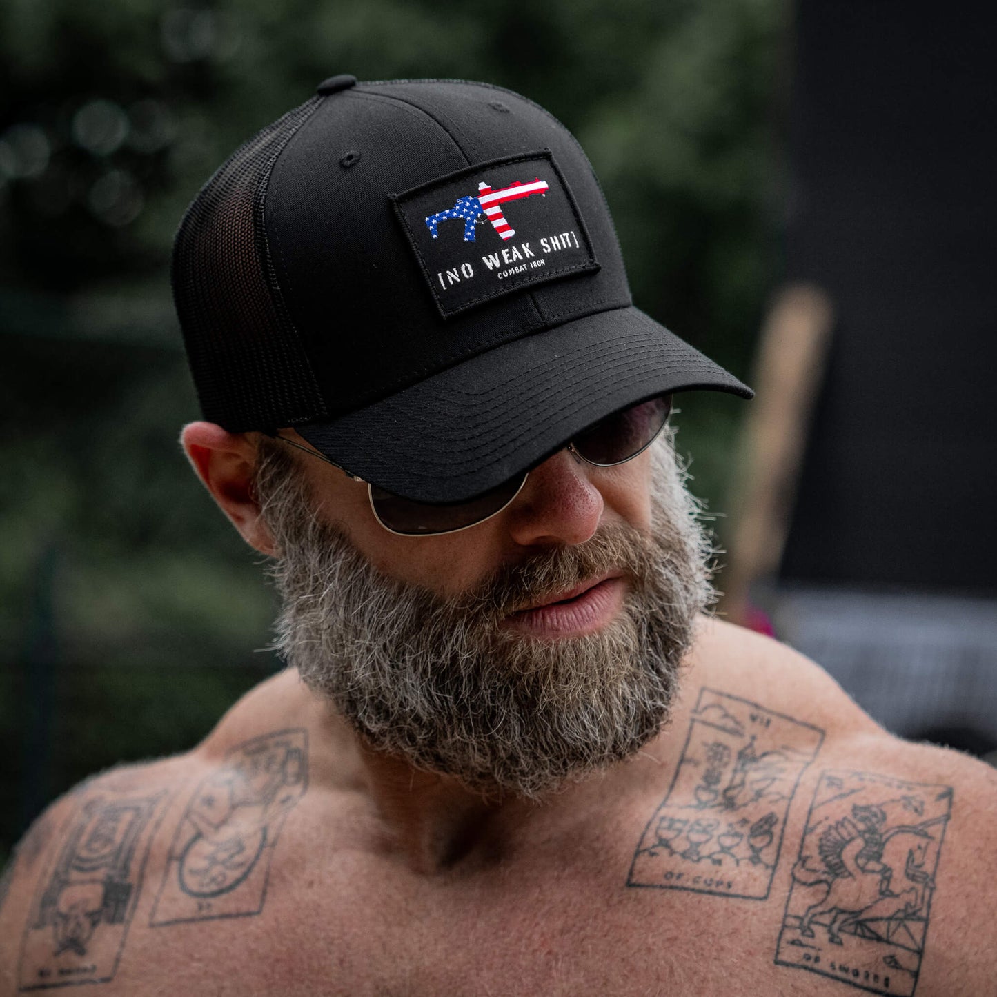 No Weak Shit Patch Snapback Hat