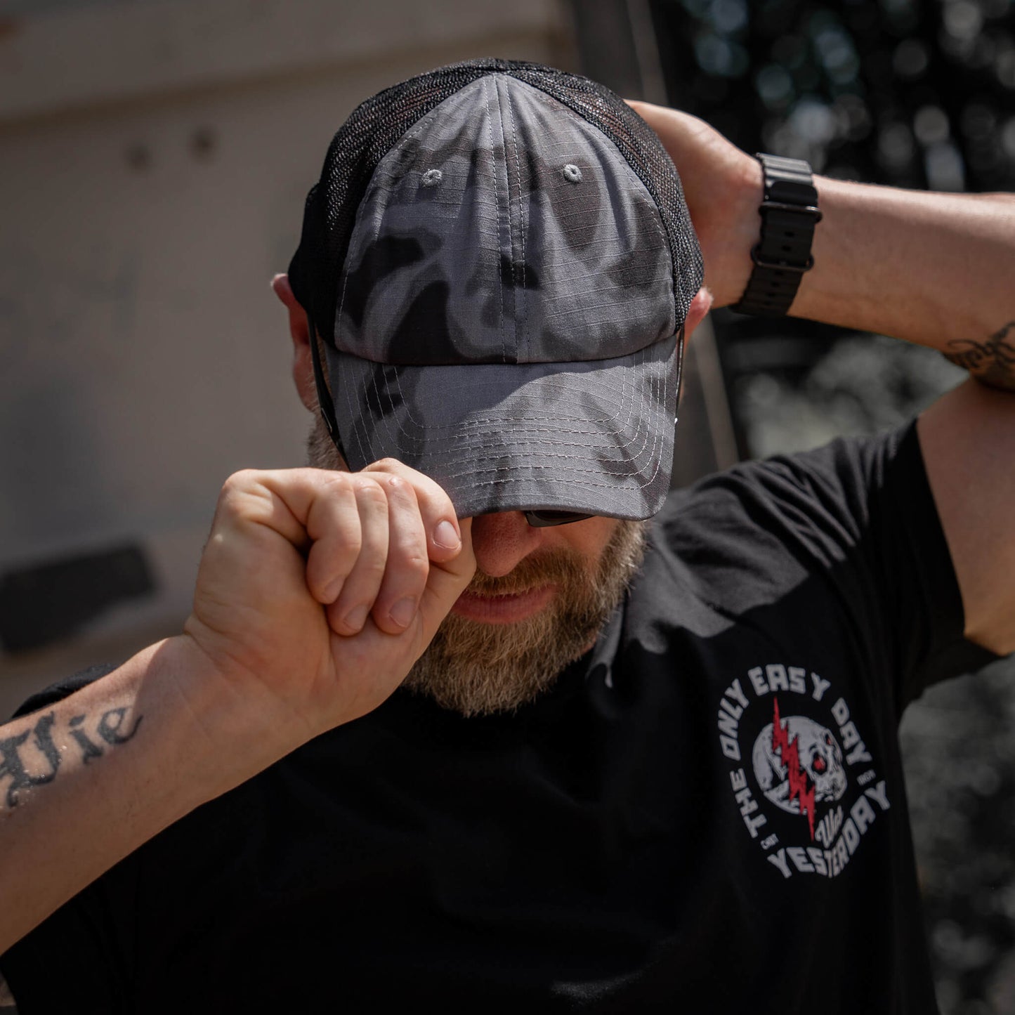 Ripstop Tactical Mesh Snapback Hat