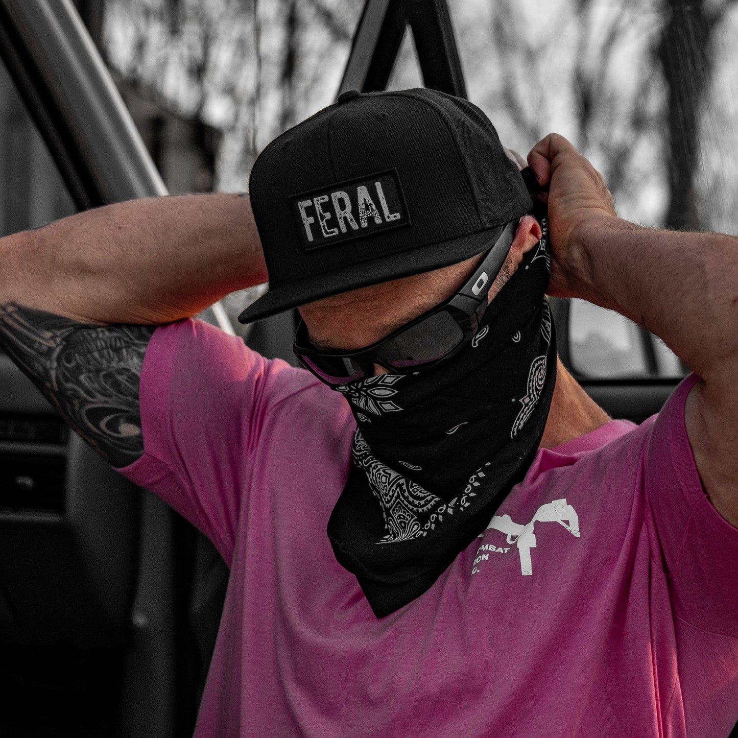 Feral Patch Flatbill Snapback Hat
