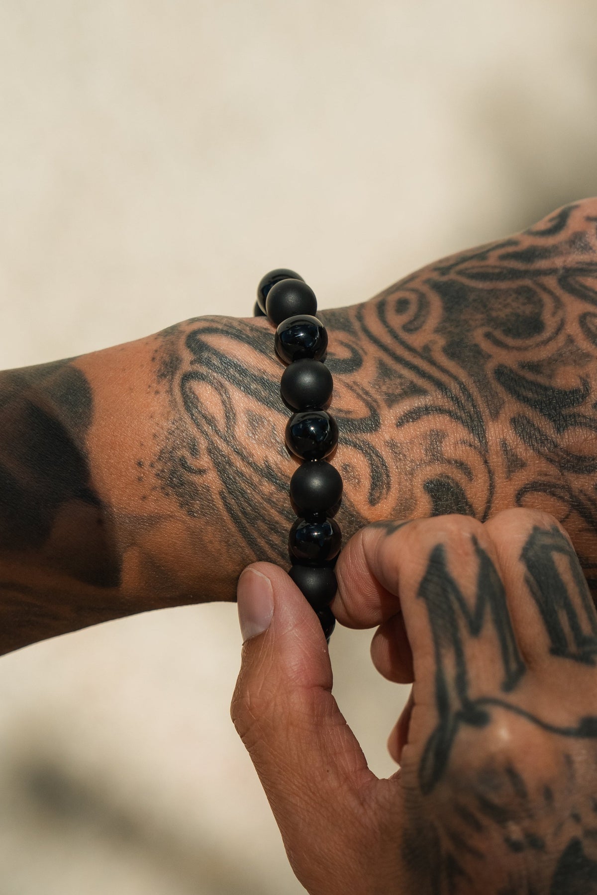 Black Pearl Monarch GOLD Ed. Gemstone Bracelet