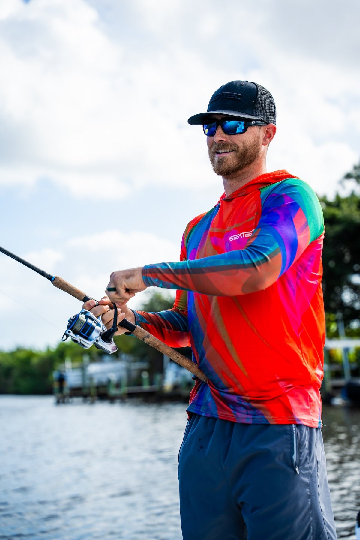 Bird of Paradise Sport Tec Hooded Long Sleeve – Men's