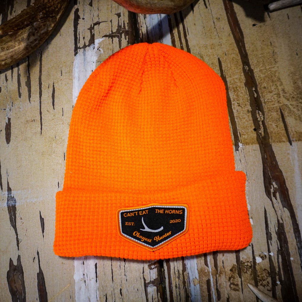 Can't Eat The Horns Knit Hunting Hat