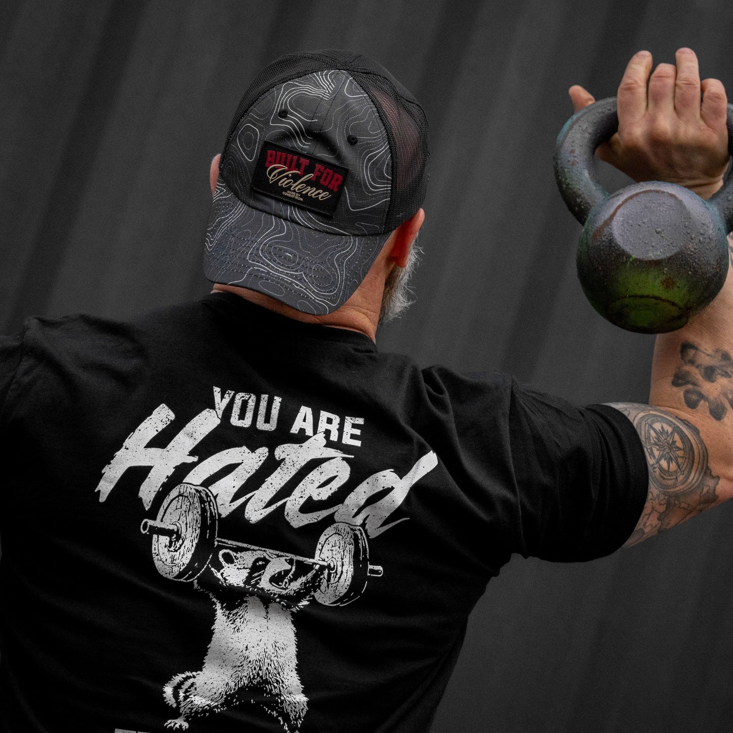 Built For Violence Tactical Ripstop Mesh Snapback Hat