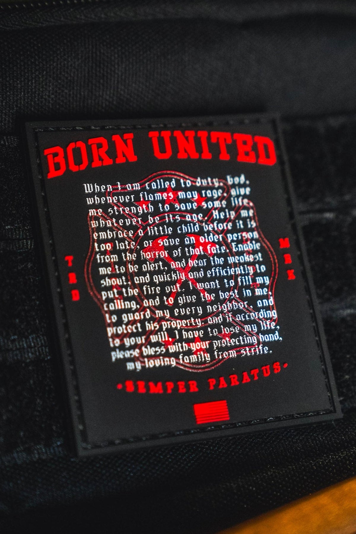 Fireman's Prayer PVC Patch