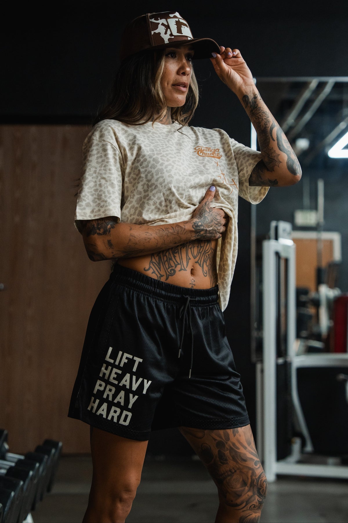 Men's Mesh Lifestyle Shorts | 5.5"- Lift Heavy Pray Hard Black
