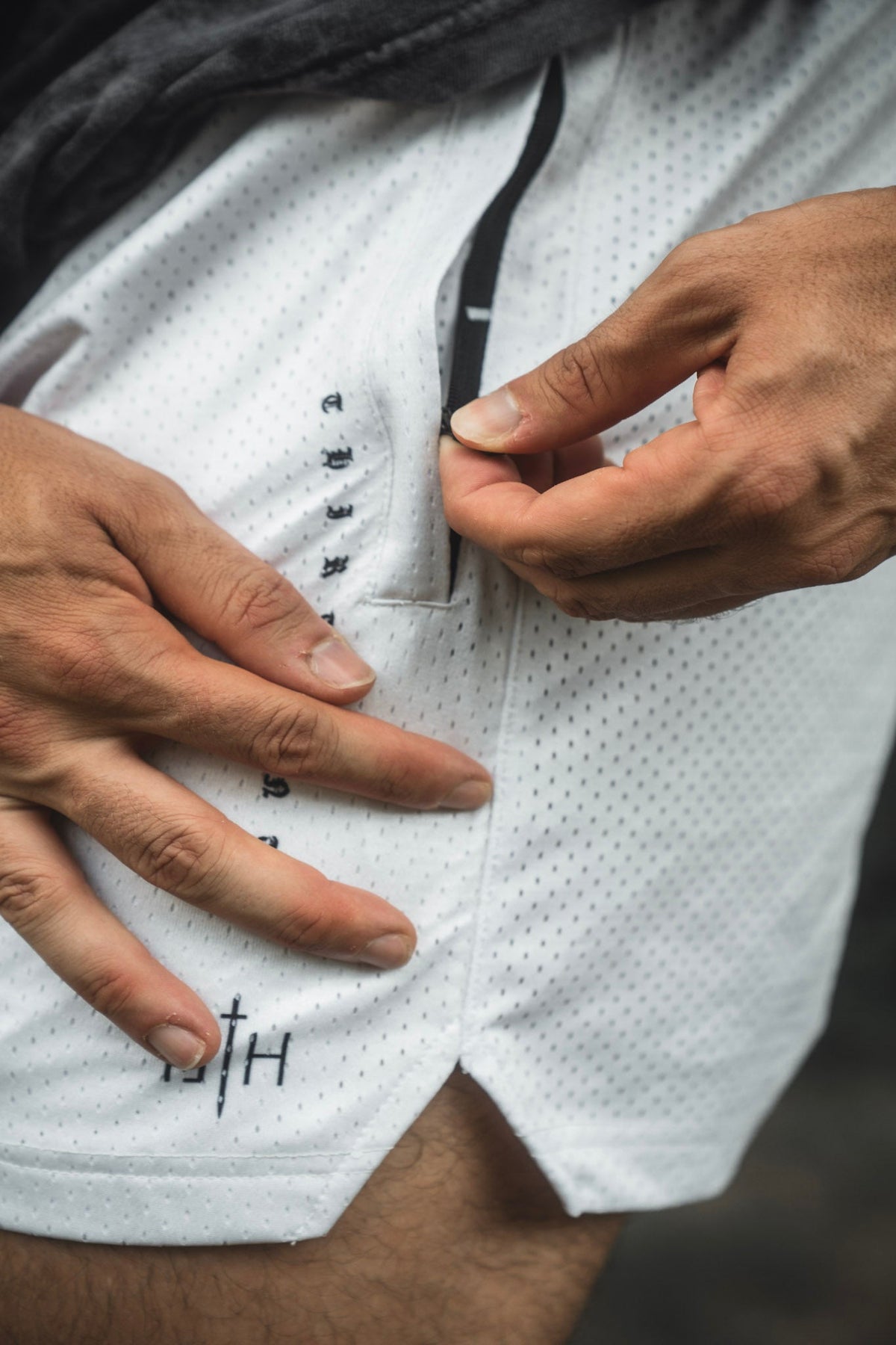 Men's Mesh Lifestyle Shorts | 5.5"- Christ is King Ivory