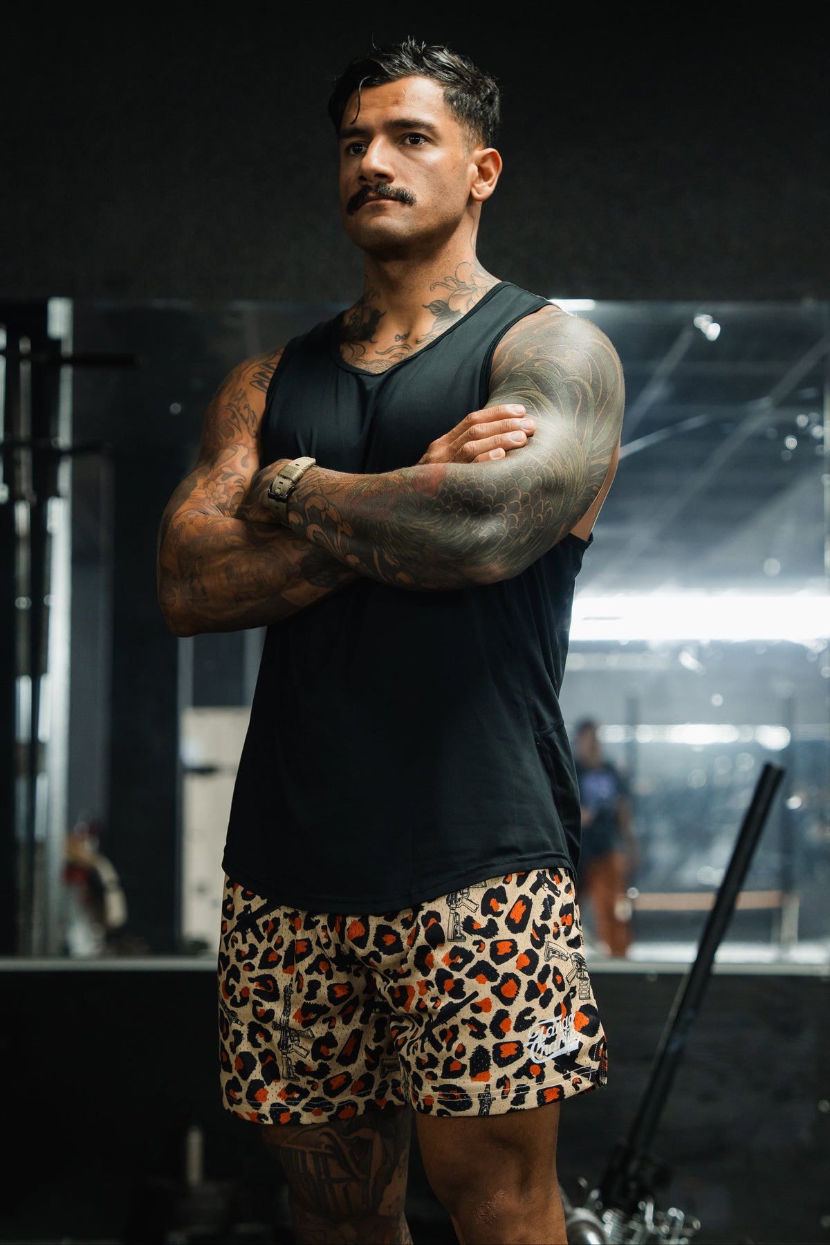 Men's Mesh Lifestyle Shorts | 5.5"- Loaded Leopard