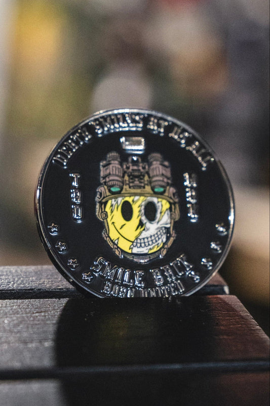 Smile Back Challenge Coin