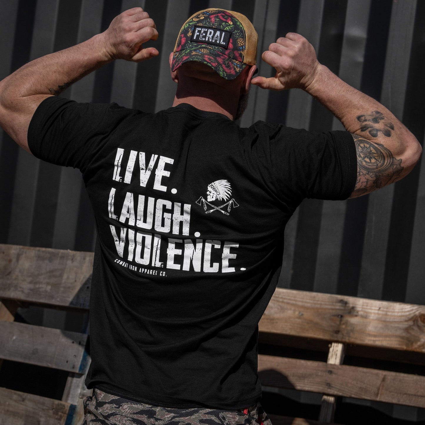 Live. Laugh. Violence. Men's T-Shirt