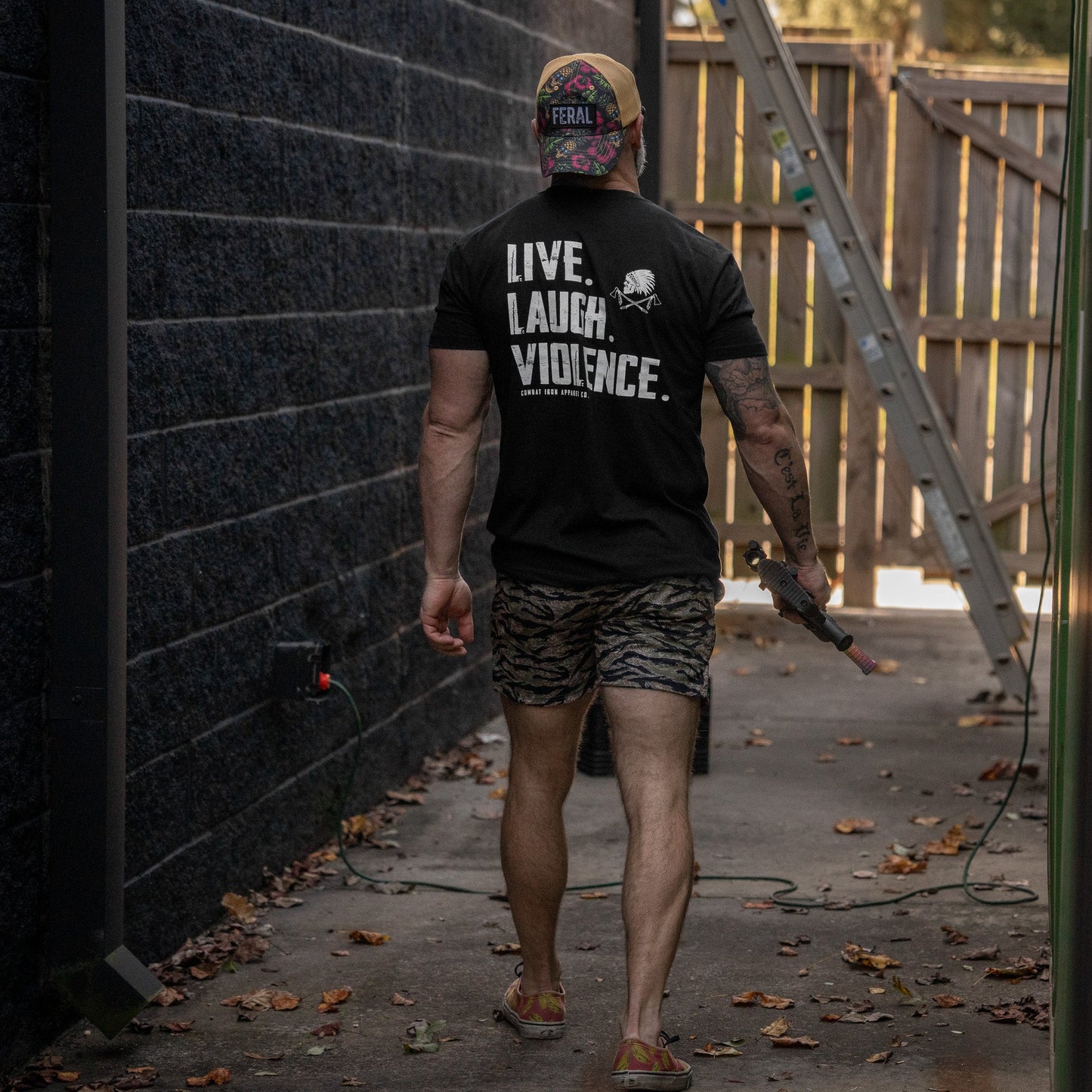 Live. Laugh. Violence. Men's T-Shirt