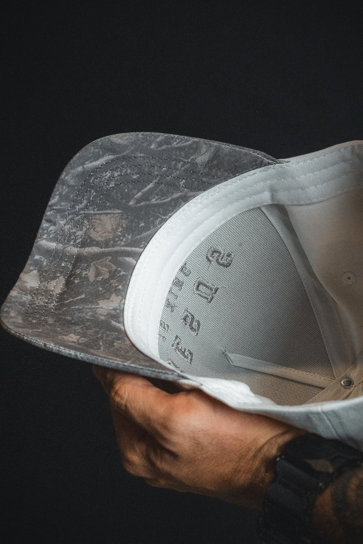 Jesus is King - Ivory and Deadwood Camo Snapback