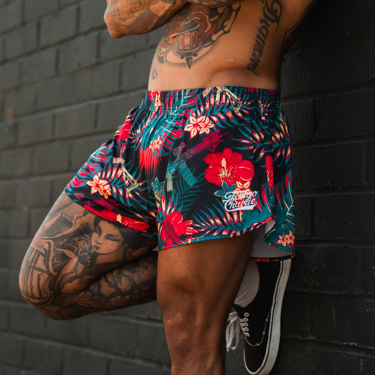 Men's Silkie Shorts | 2.5"- Tropical Assassin