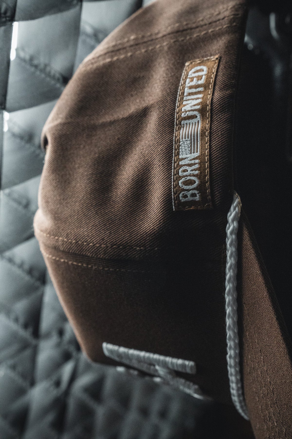 USA Brown Snapback Hat