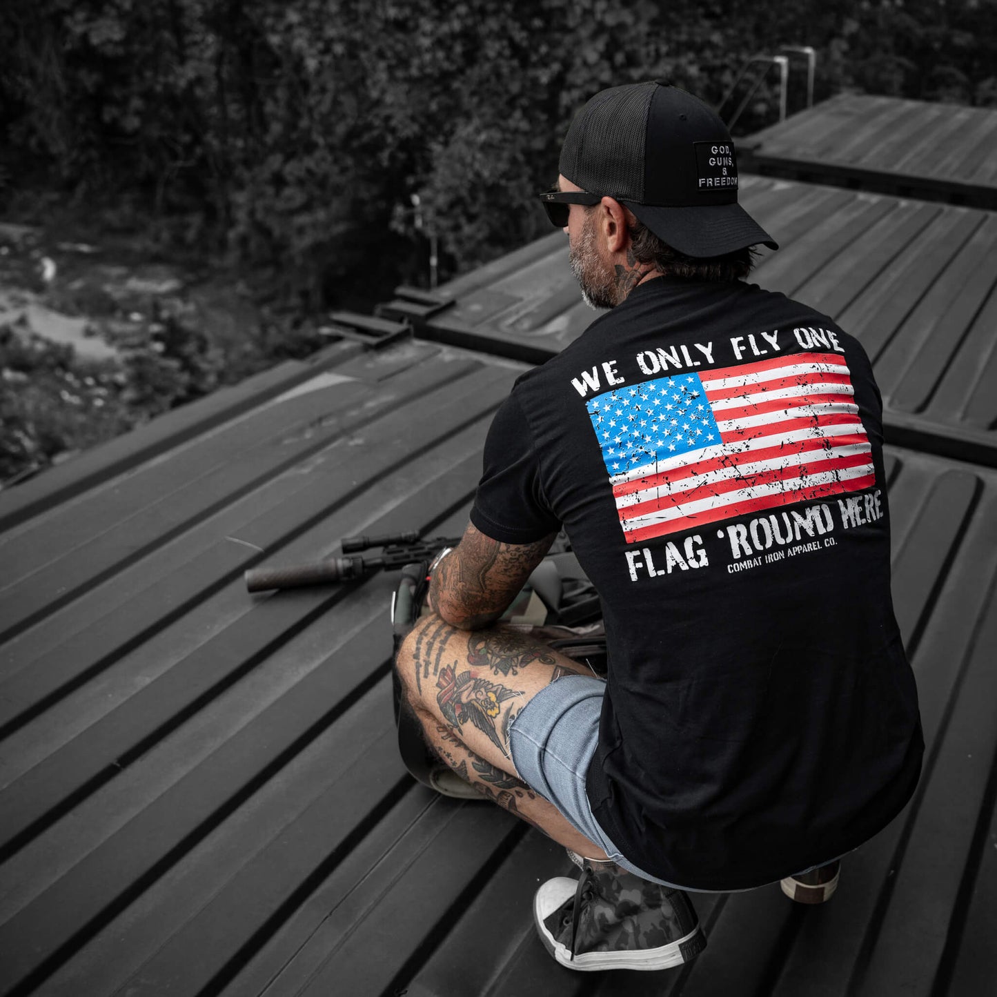 Only Flag We Fly 'Round Here Men's T-Shirt