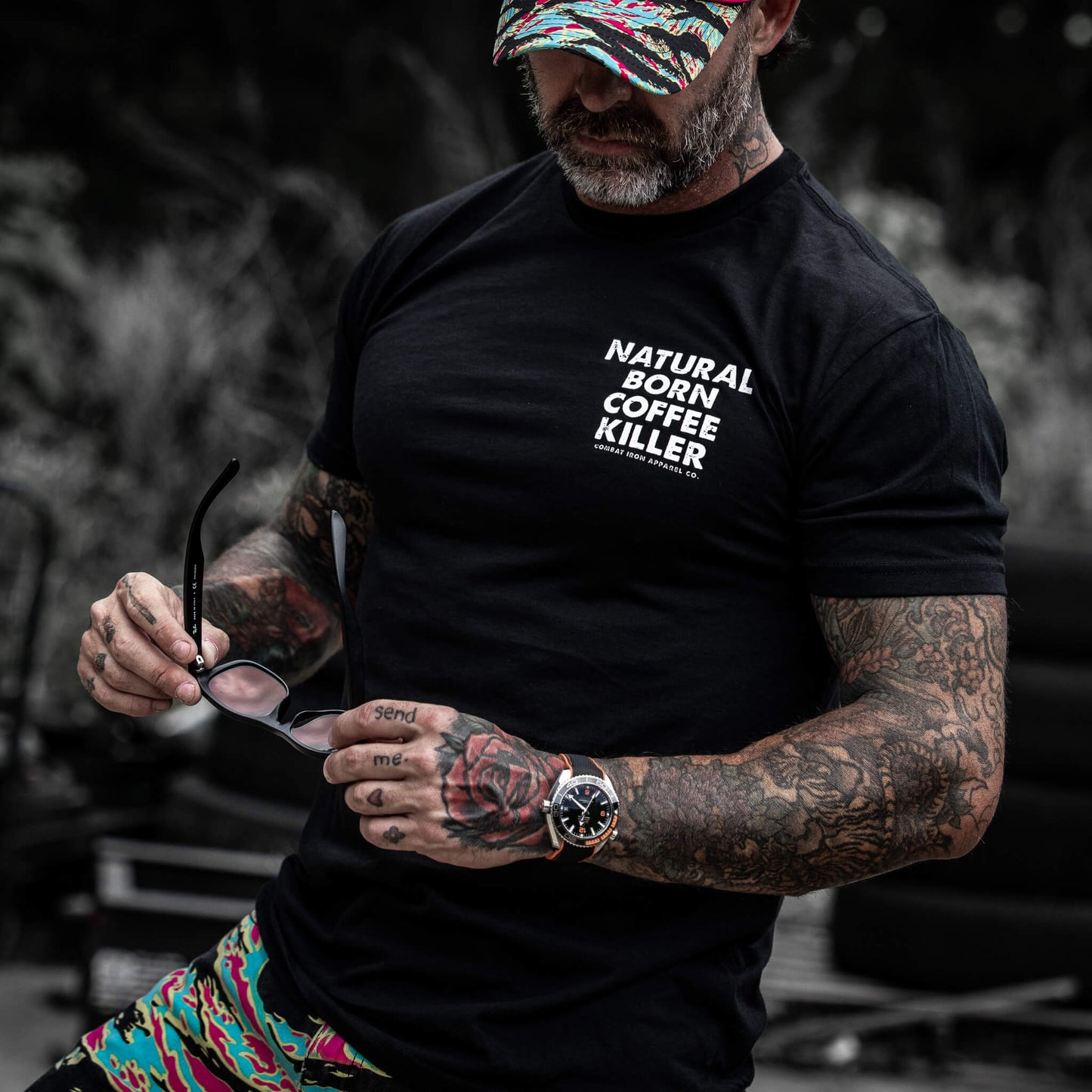 Natural Born Coffee Killer Men's T-Shirt