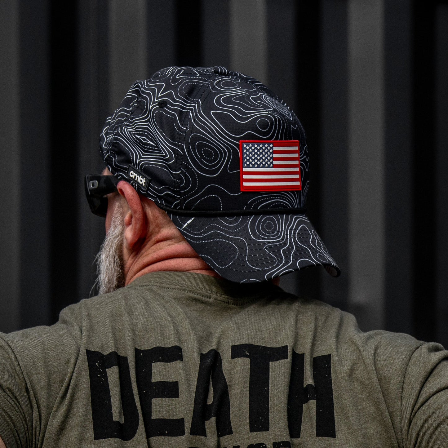 American Flag PVC Patch Waterproof Weekender Snapback