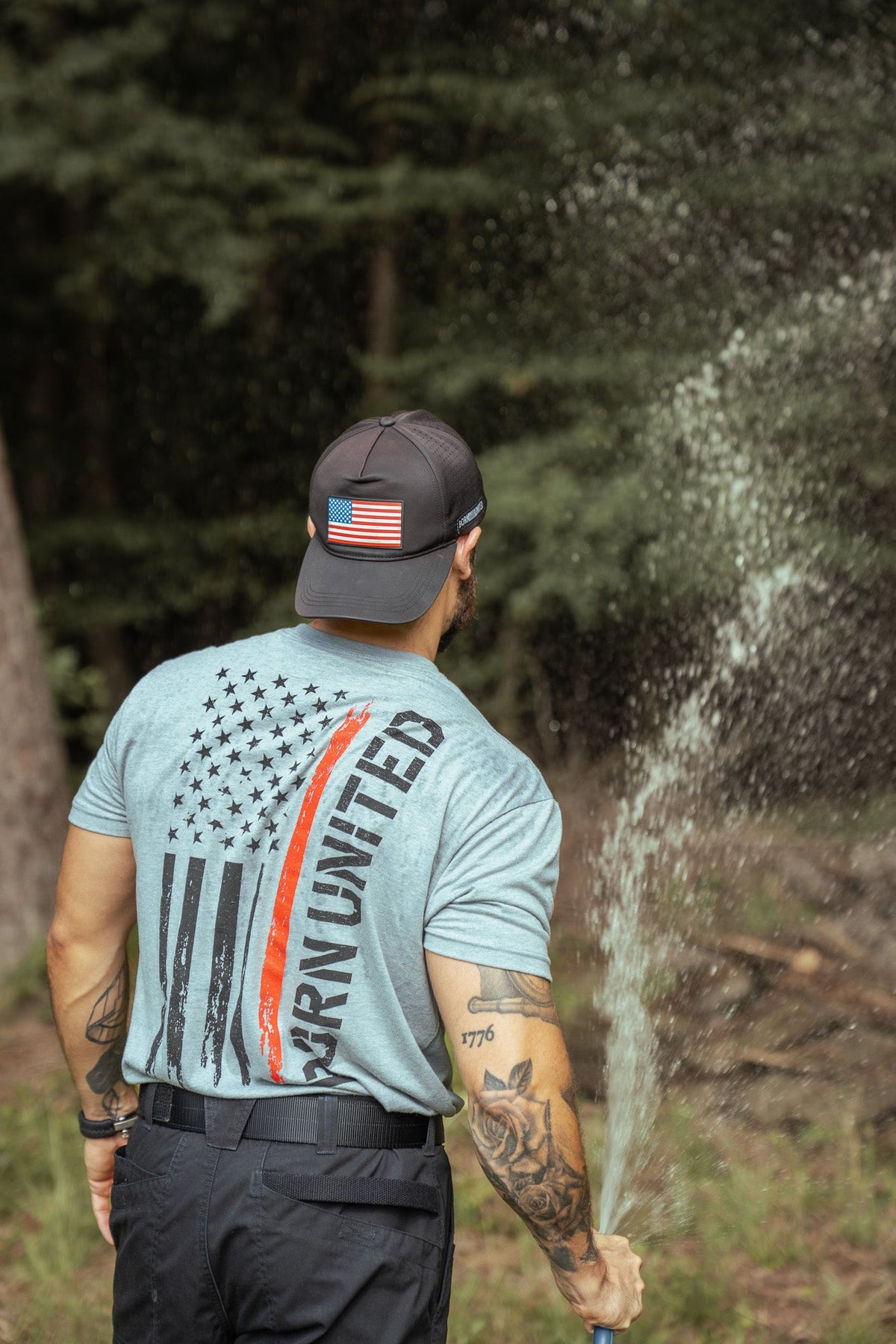 Red Line Flag Tee