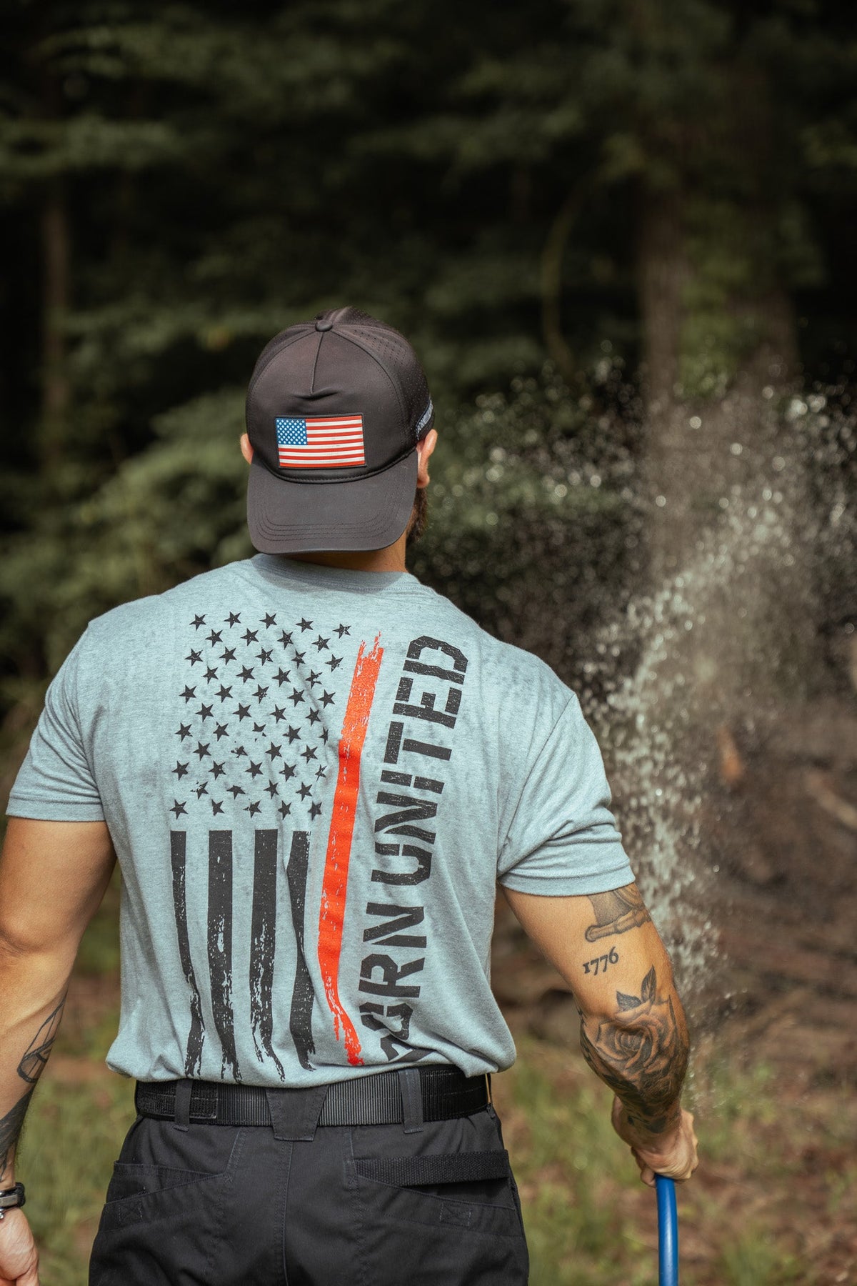 Red Line Flag Tee