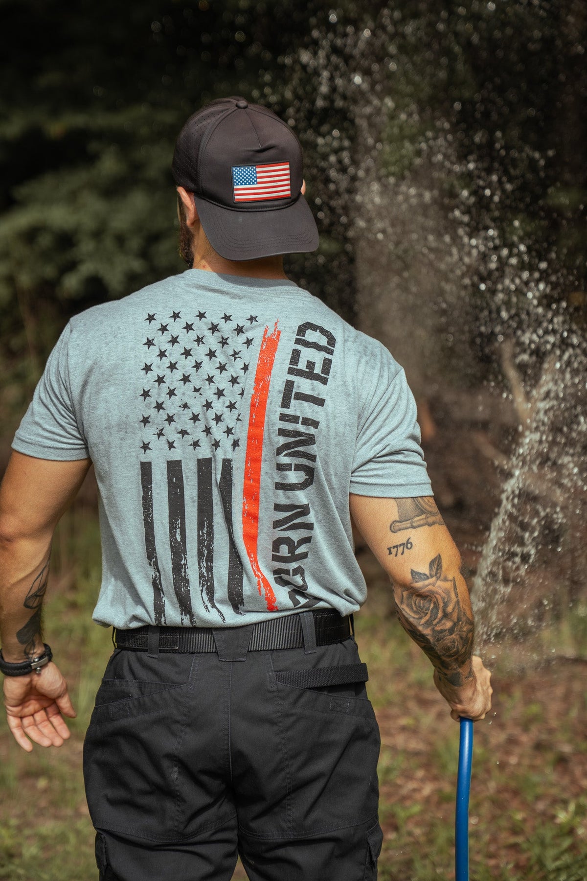 Red Line Flag Tee
