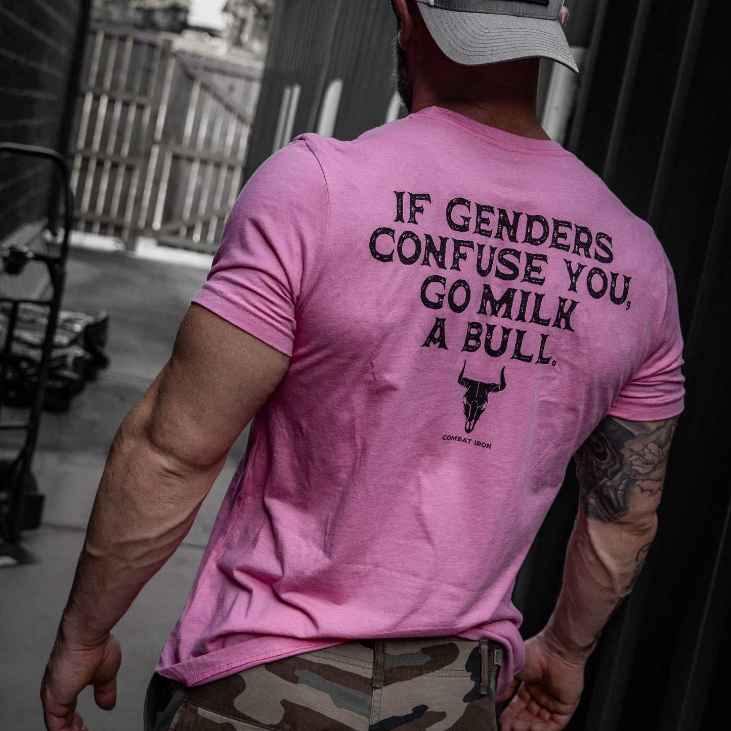 If Genders Confuse You, Go Milk a Bull Men's T-Shirt