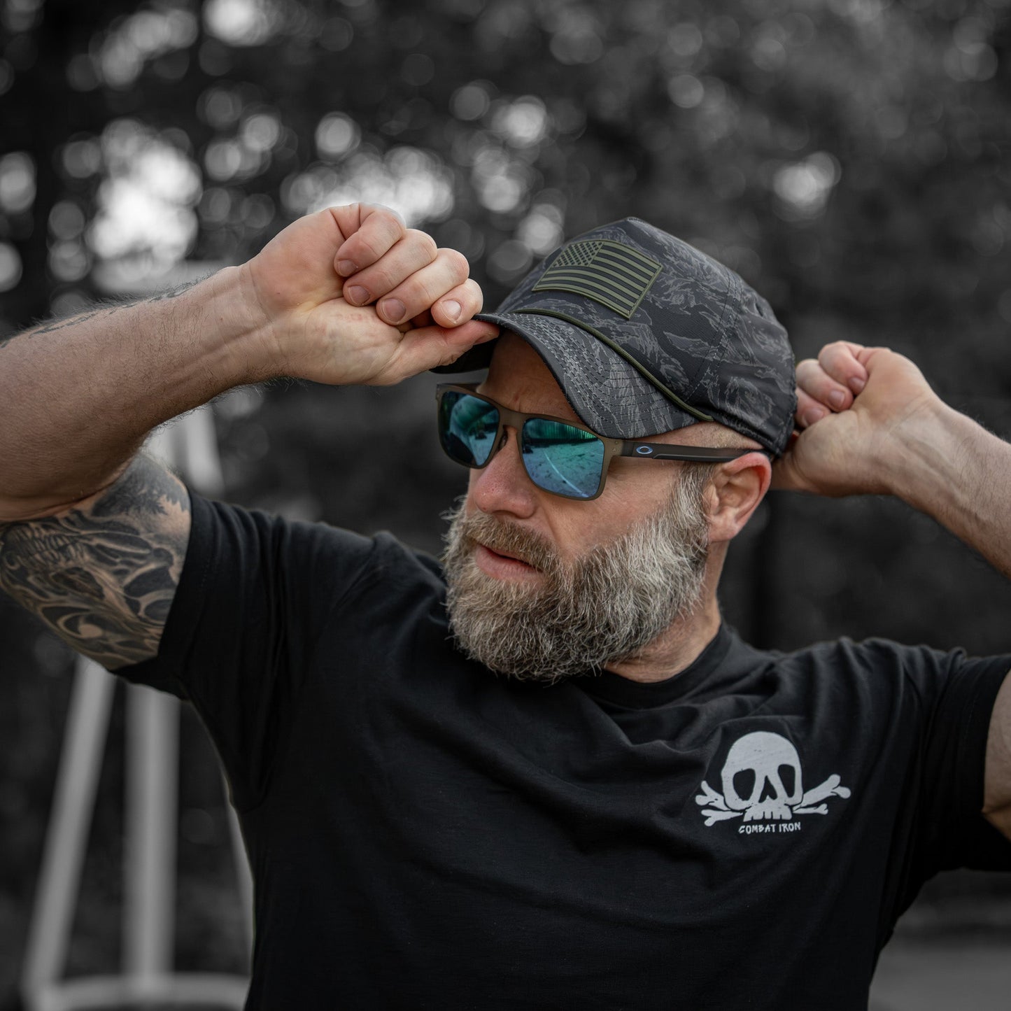 American Flag PVC Patch Waterproof Weekender Snapback