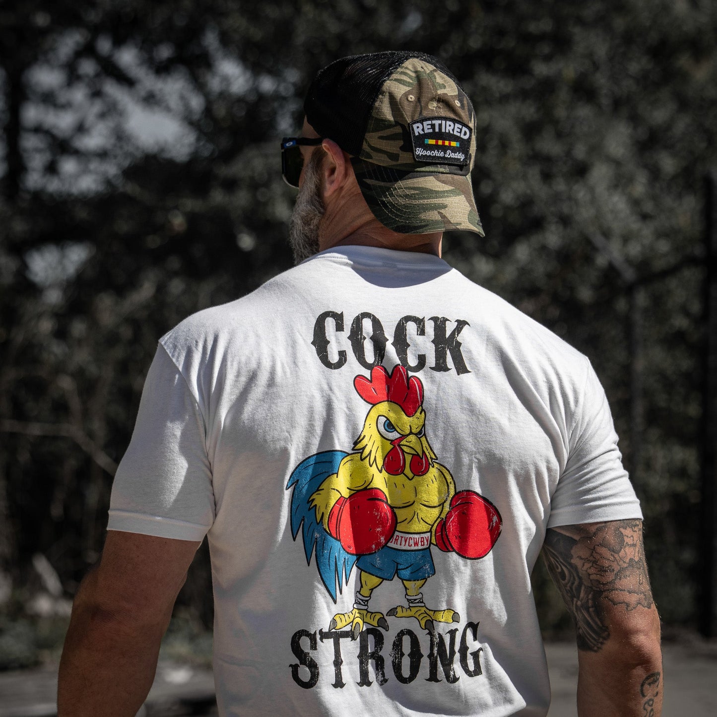 Retired Hoochie Daddy Veteran Patch Ripstop Tactical Mesh Snapback Hat