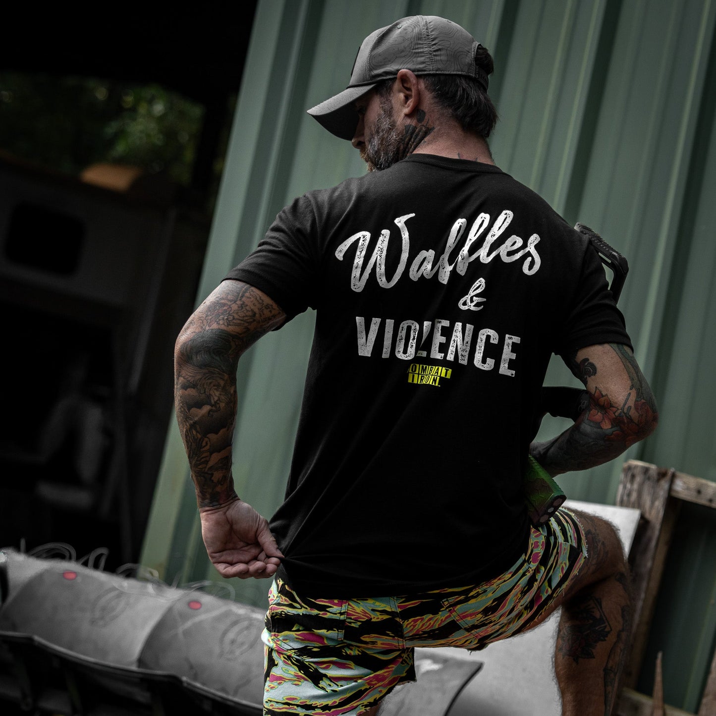 Waffles & Violence Men's T-Shirt