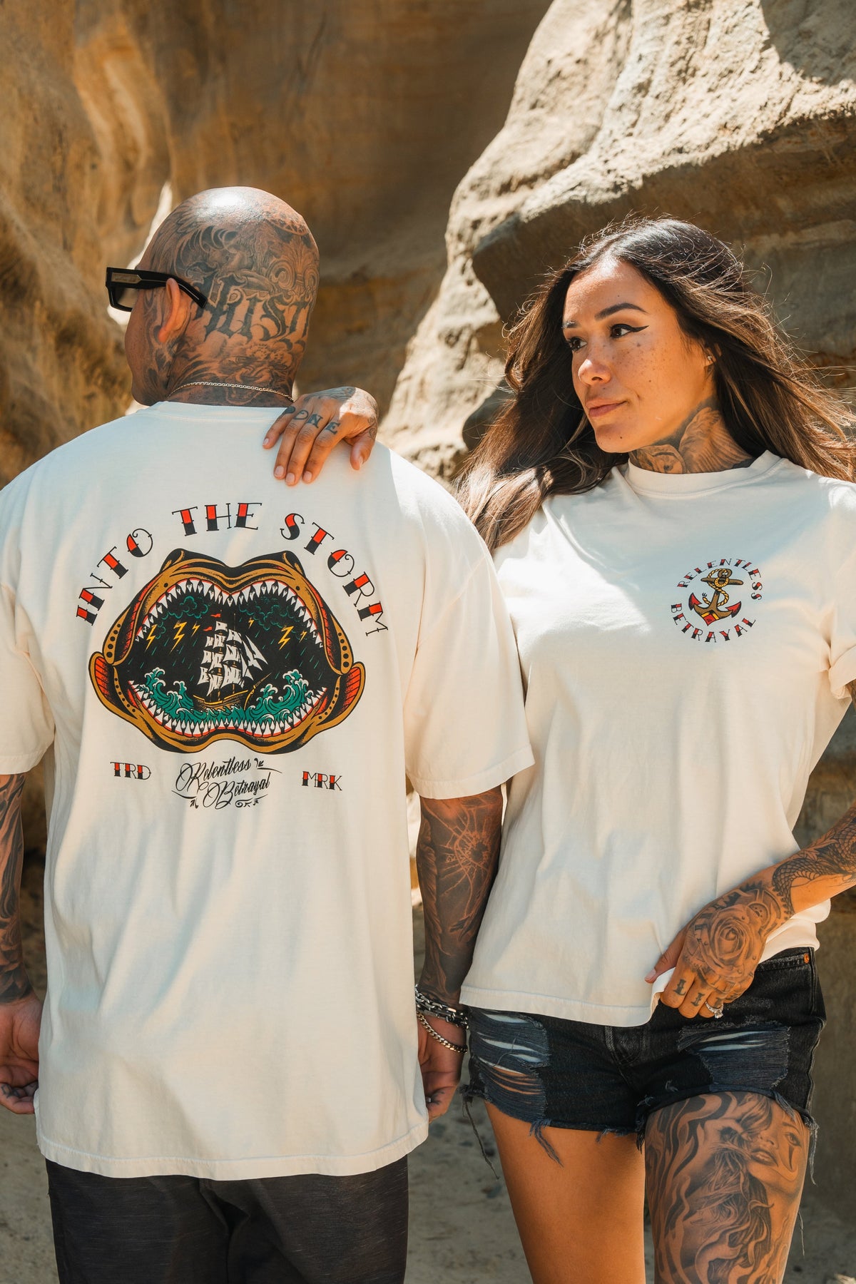 Into the Storm Premium Ivory T-Shirt