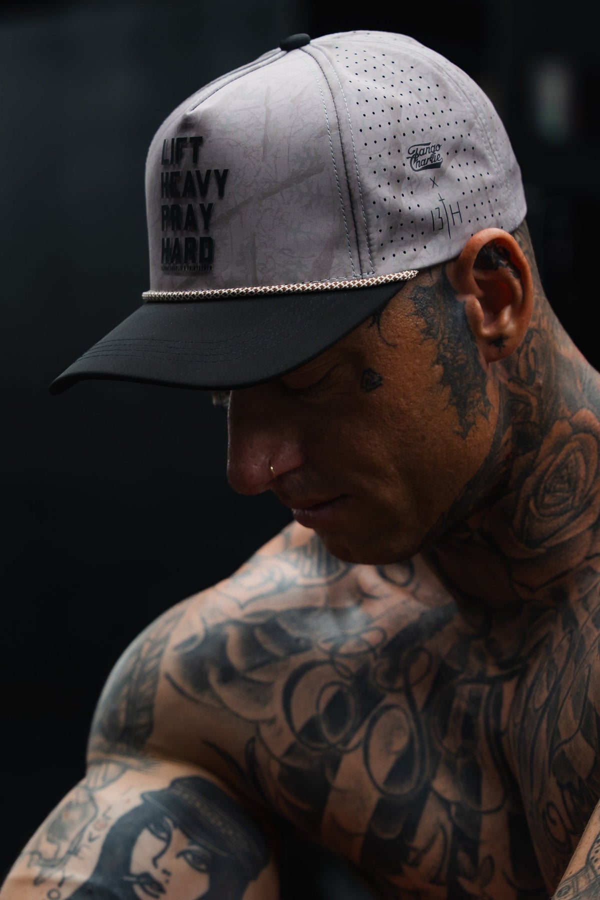 Lift Heavy. Pray Hard. Deadwood Camo Hydro - Snapback Hat