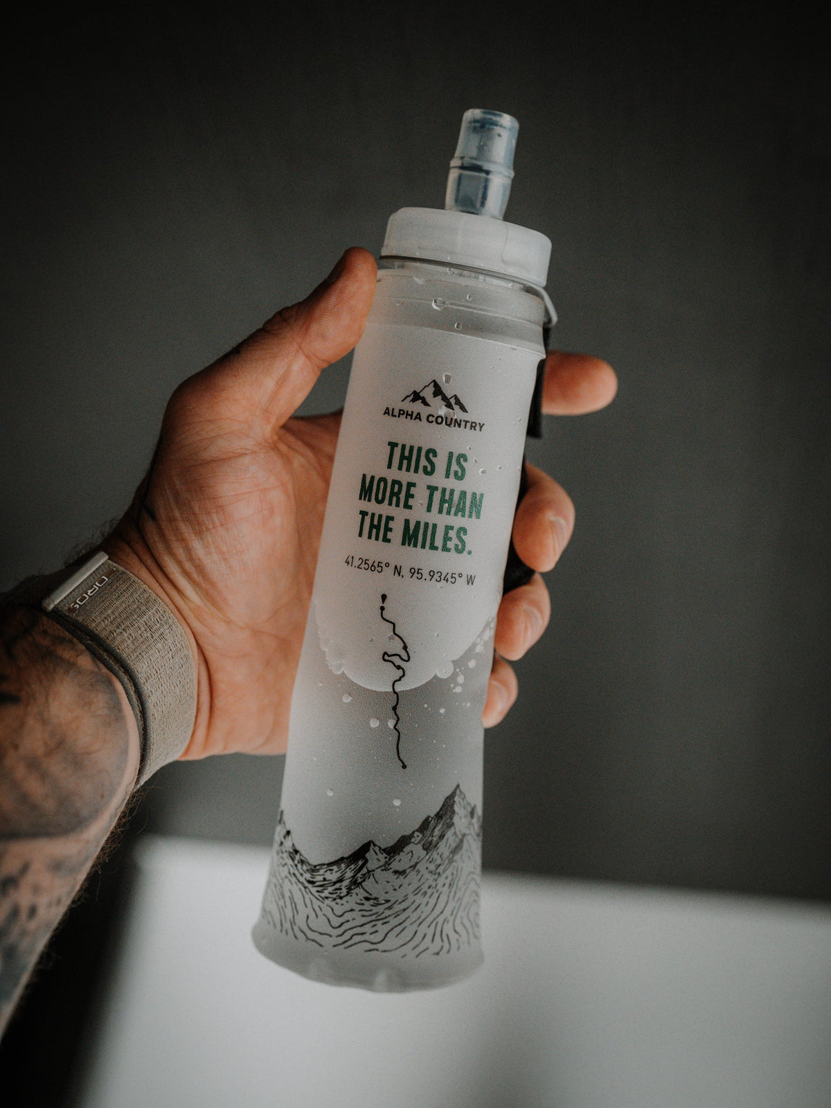 PEAK 500ml Soft Flask with Wrist Strap