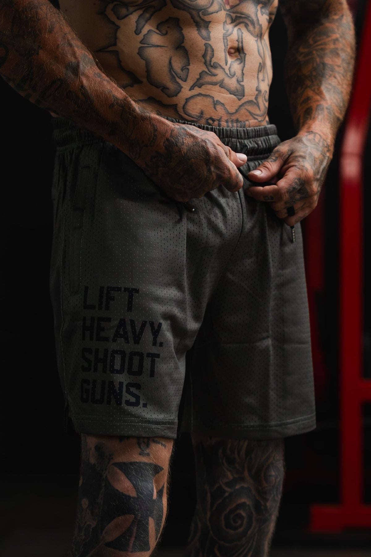 Men's Mesh Lifestyle Shorts | 5.5"- LHSG OD Green