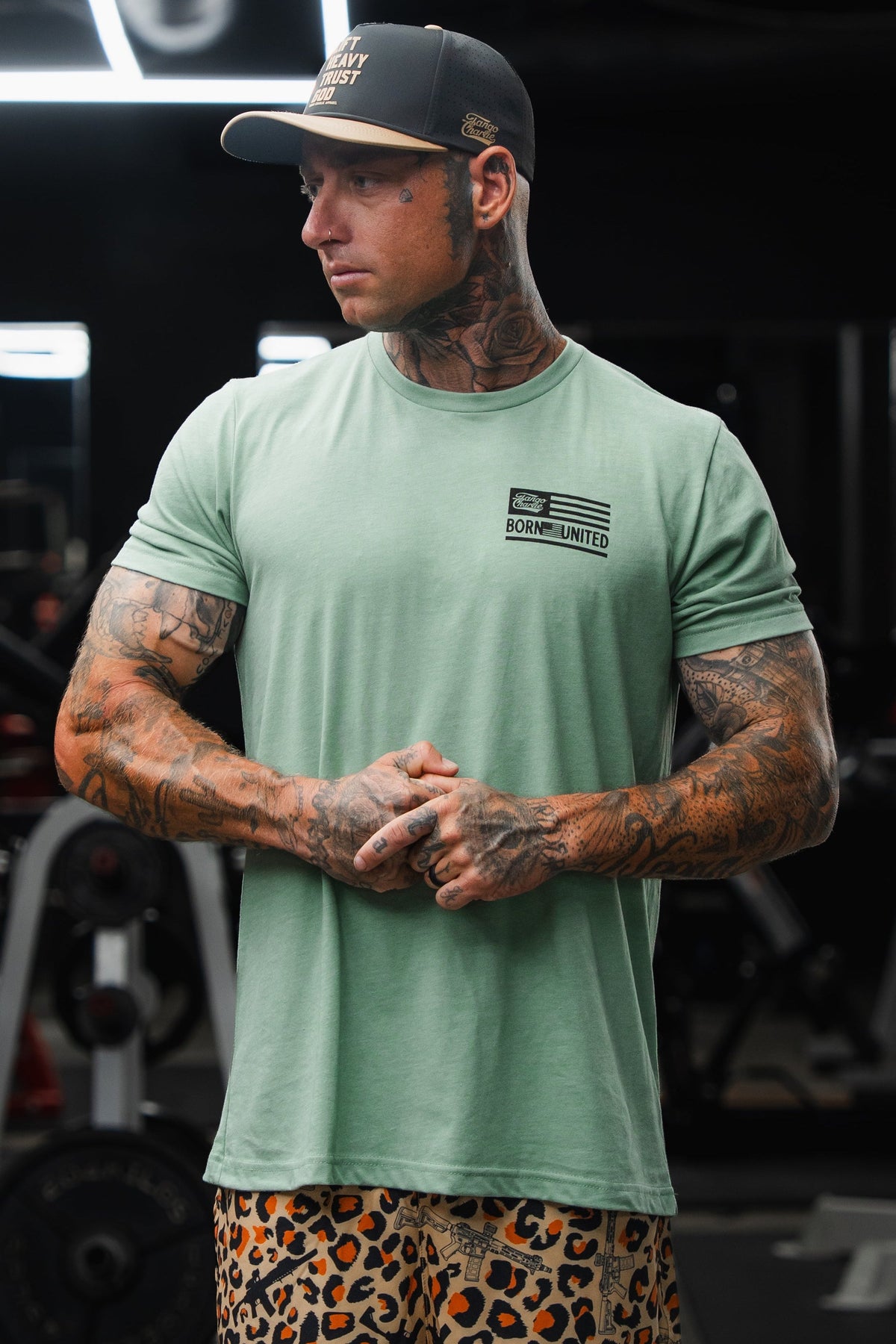 Loaded Leopard LHSG - Seafoam Green Tee