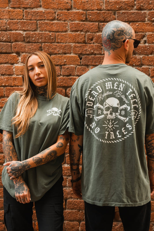 Tell No Tales Premium Moss T-Shirt