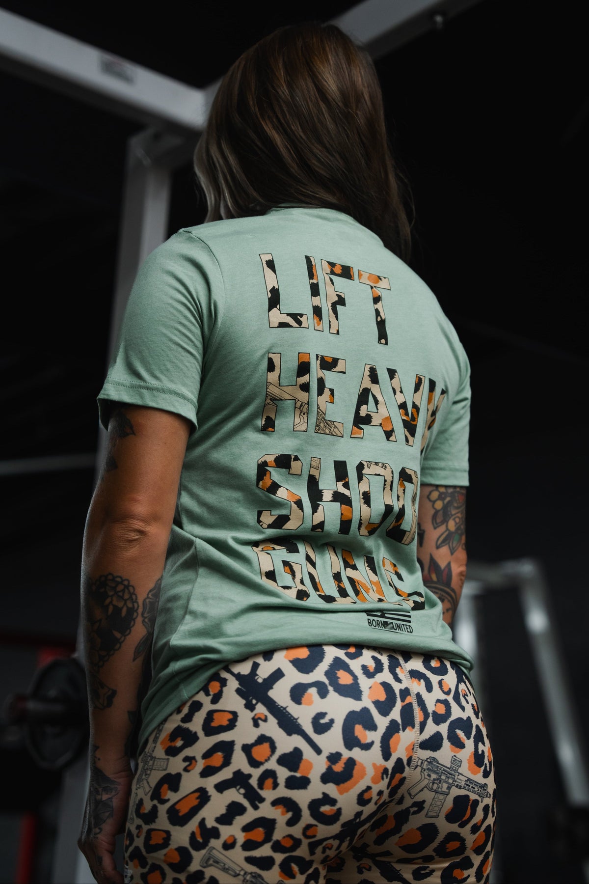 Loaded Leopard LHSG - Seafoam Green Tee
