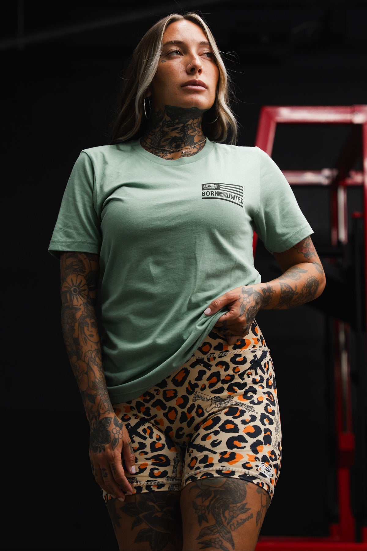 Loaded Leopard LHSG - Seafoam Green Tee