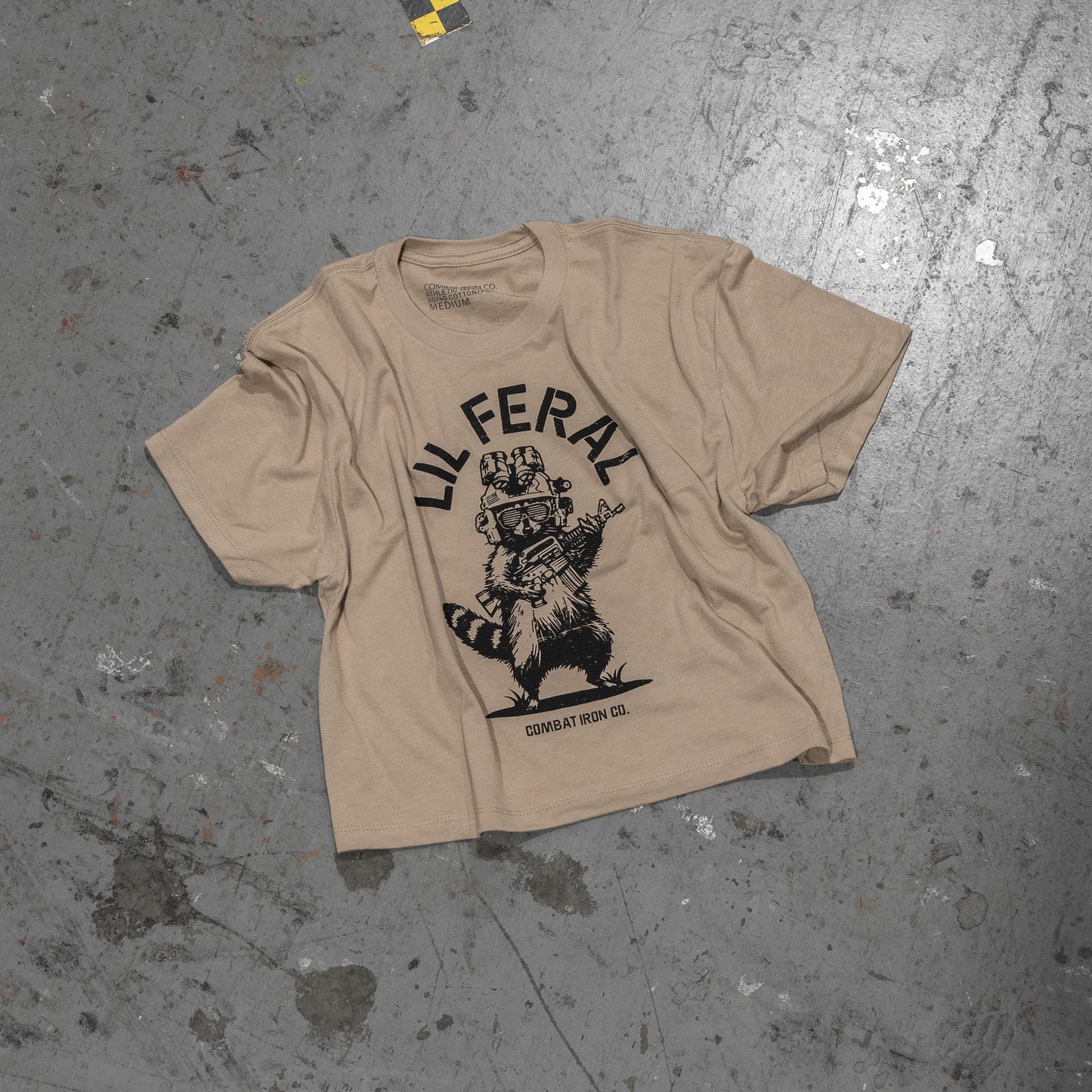Lil Feral Raccoon Women's Crop T-Shirt