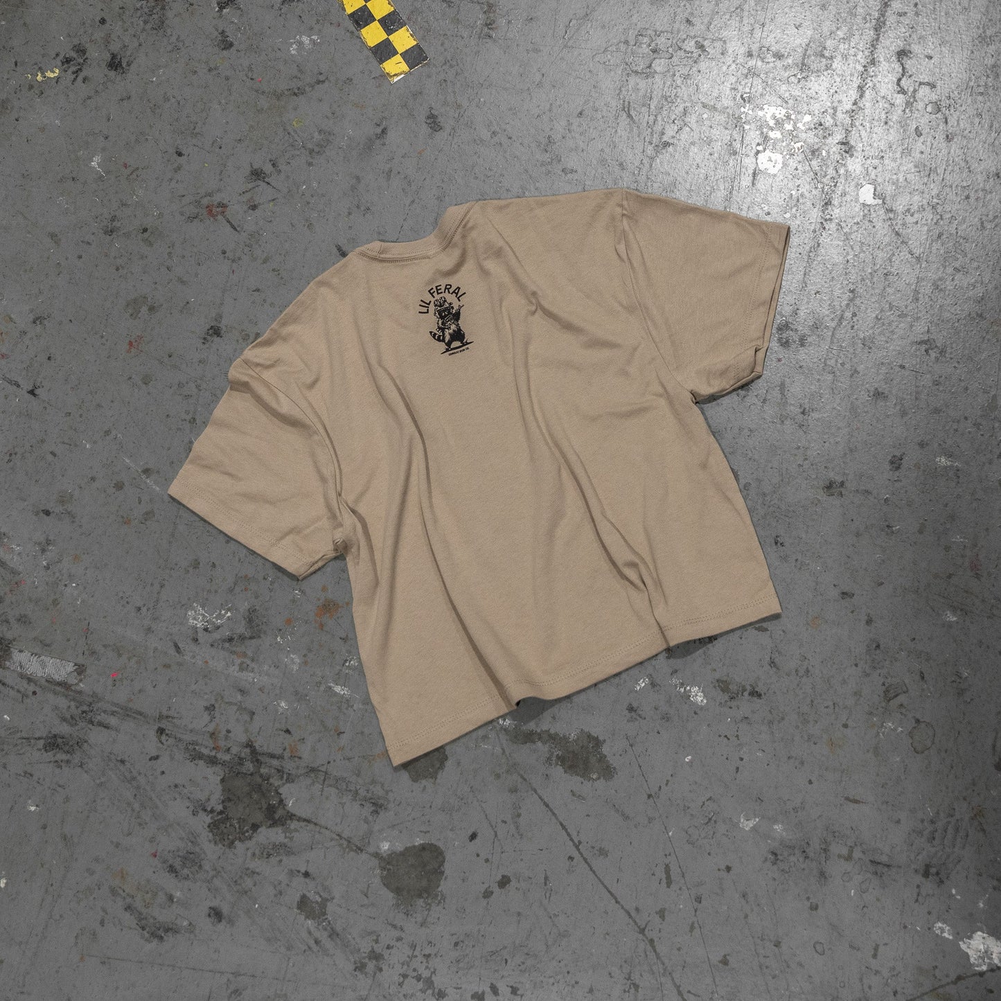Lil Feral Raccoon Women's Crop T-Shirt