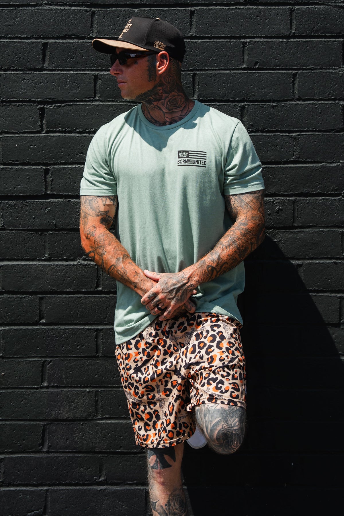 Loaded Leopard LHSG - Seafoam Green Tee