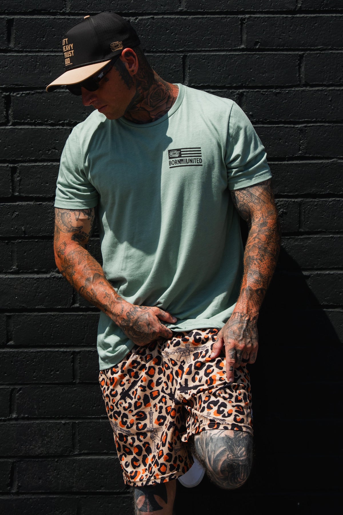Loaded Leopard LHSG - Seafoam Green Tee