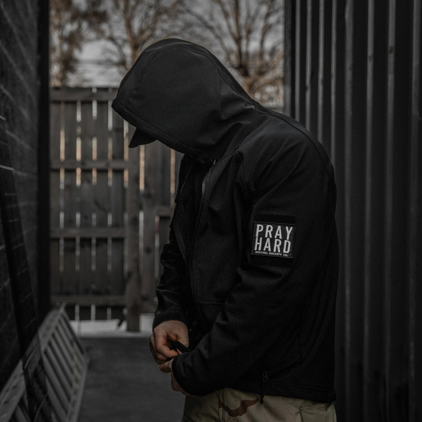 Pray Hard Velcro Patch