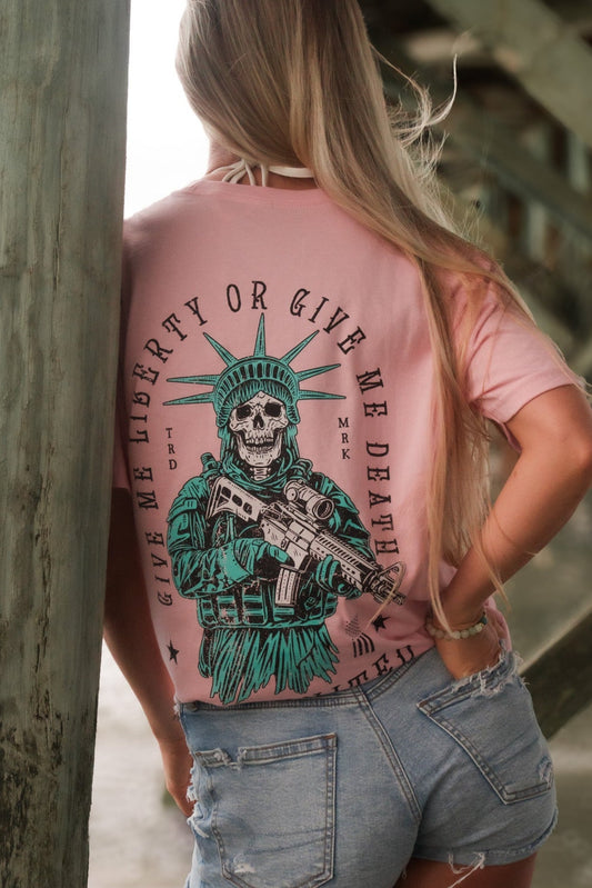 Liberty Or Death- Heather Pink