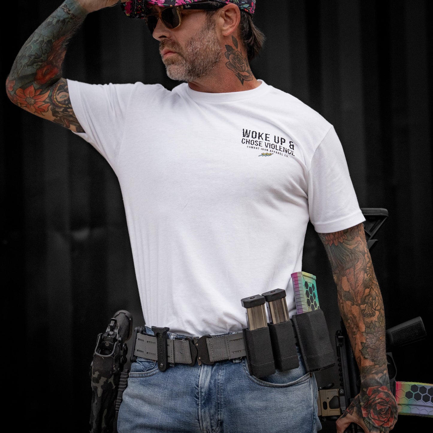 Woke Up & Chose Violence Men's T-Shirt