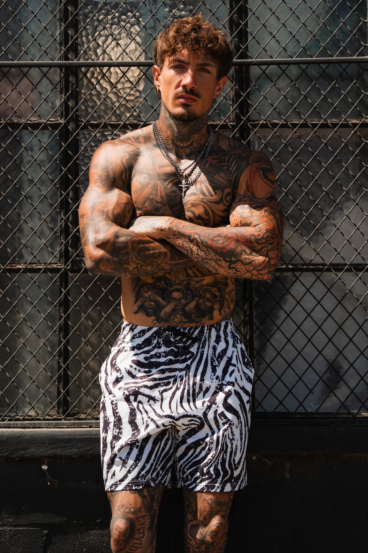 Men's Performance Training Shorts | 5.5"- Zebra Ops