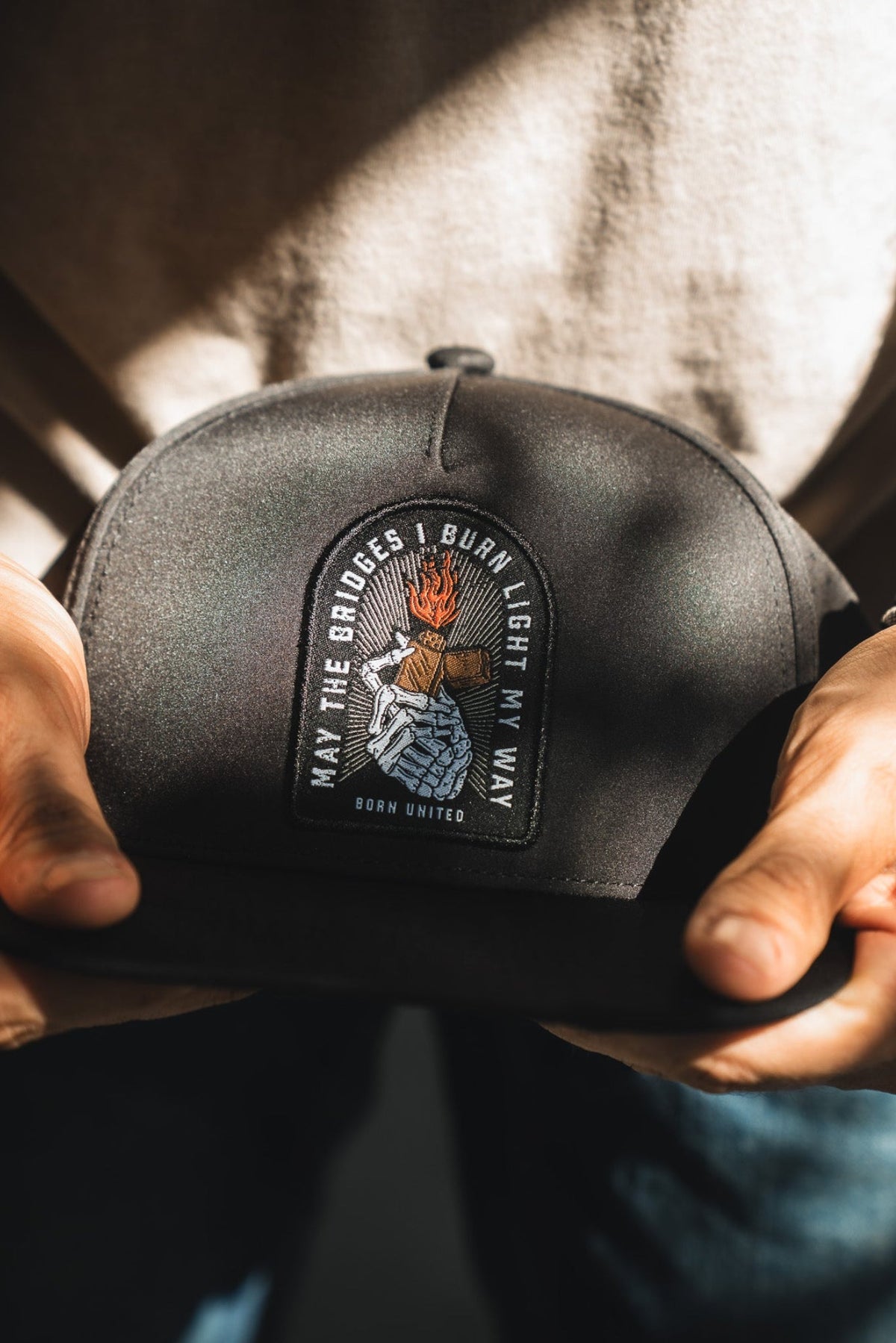 Born United Premium Snapback - Burning Bridges